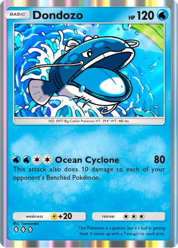 Dondozo (a2b-020) card in Pokémon TCG Pocket