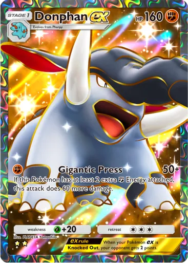 Donphan ex (a4-191) card in Pokémon TCG Pocket