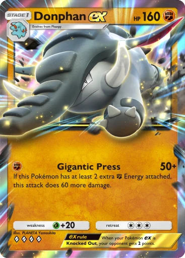 Donphan ex (a4b-202) card in Pokémon TCG Pocket