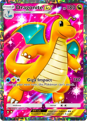 Dragonite ex (a3b-082) card in Pokémon TCG Pocket