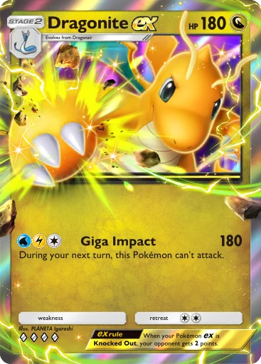 Dragonite ex (a4b-271) card in Pokémon TCG Pocket