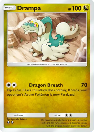Drampa (a3b-054) card in Pokémon TCG Pocket
