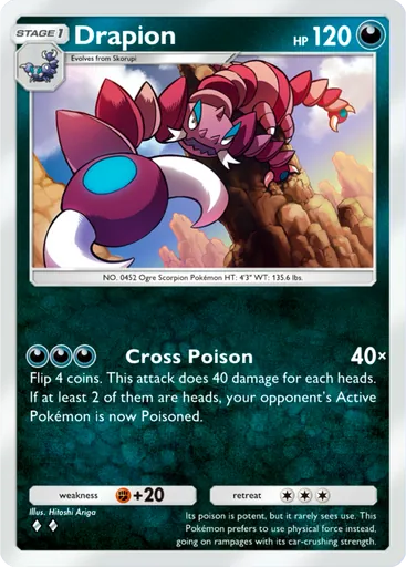 Drapion (a2-106) card in Pokémon TCG Pocket