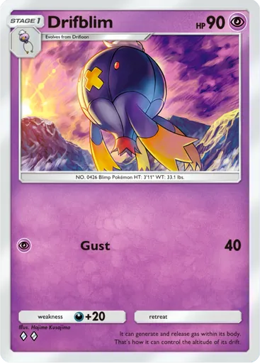 Drifblim (a2b-034) card in Pokémon TCG Pocket