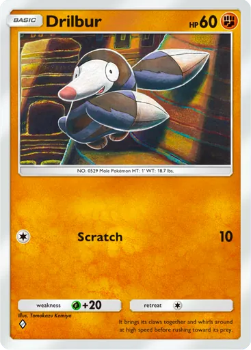 Drilbur (a3-093) card in Pokémon TCG Pocket