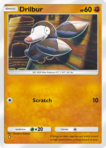 Drilbur (a4b-216) card in Pokémon TCG Pocket