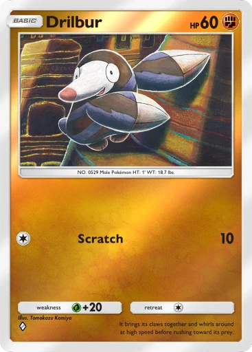 Drilbur (a4b-217) card in Pokémon TCG Pocket