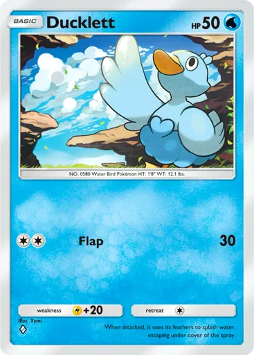 Ducklett (a1-085) card in Pokémon TCG Pocket