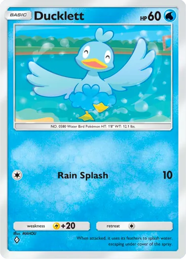 Ducklett (a4-062) card in Pokémon TCG Pocket