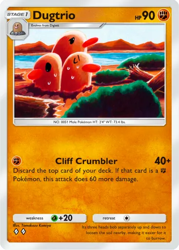 Dugtrio (a4a-041) card in Pokémon TCG Pocket