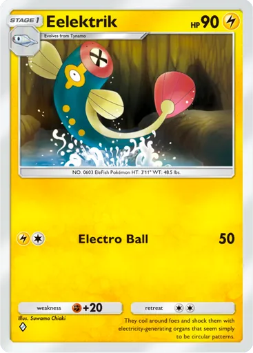 Eelektrik (a4a-027) card in Pokémon TCG Pocket