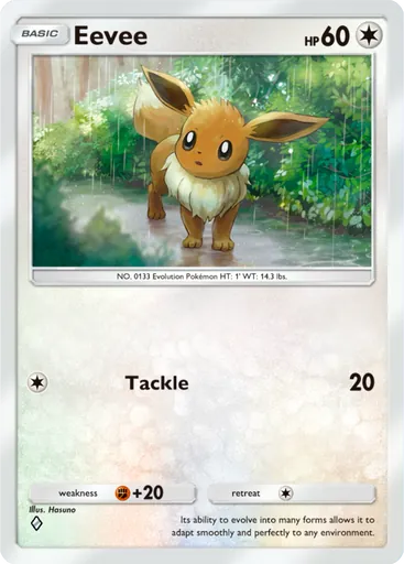 Eevee (a1-207) card in Pokémon TCG Pocket