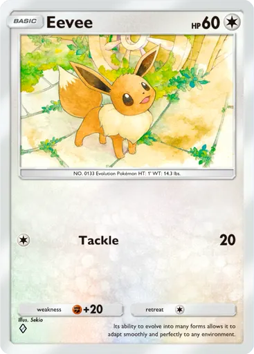 Eevee (a1-208) card in Pokémon TCG Pocket