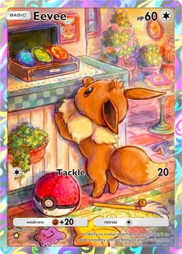 Eevee (a1-248) card in Pokémon TCG Pocket