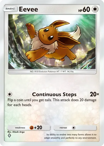 Eevee (a1a-061) card in Pokémon TCG Pocket