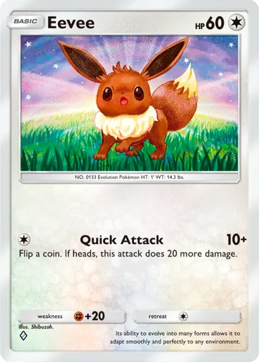 Eevee (a2-126) card in Pokémon TCG Pocket