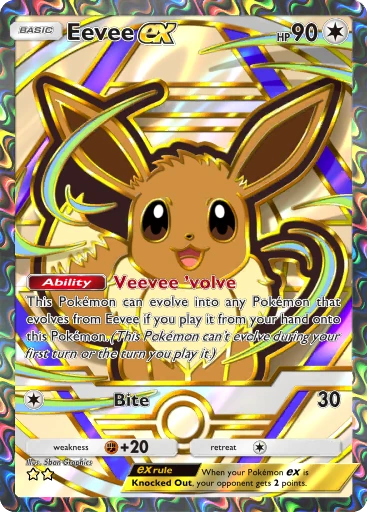 Eevee ex (a4b-370) card in Pokémon TCG Pocket