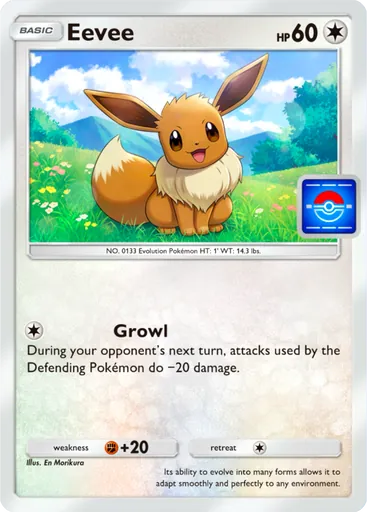 Eevee (pa-030) card in Pokémon TCG Pocket