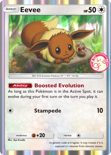 Eevee (pb-011) card in Pokémon TCG Pocket
