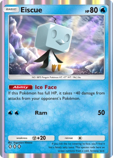 Eiscue (b1-080) card in Pokémon TCG Pocket