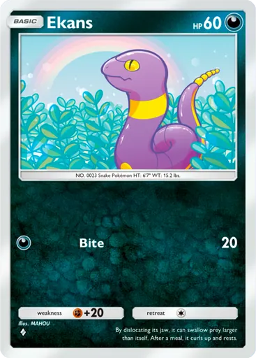 Ekans (a1-164) card in Pokémon TCG Pocket