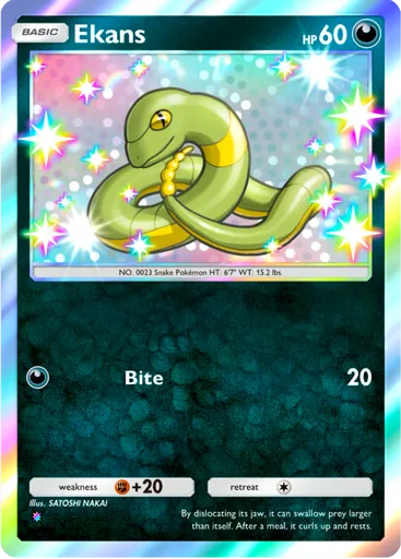 Ekans (a3b-100) card in Pokémon TCG Pocket