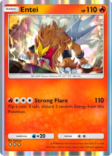 Entei (a4-033) card in Pokémon TCG Pocket