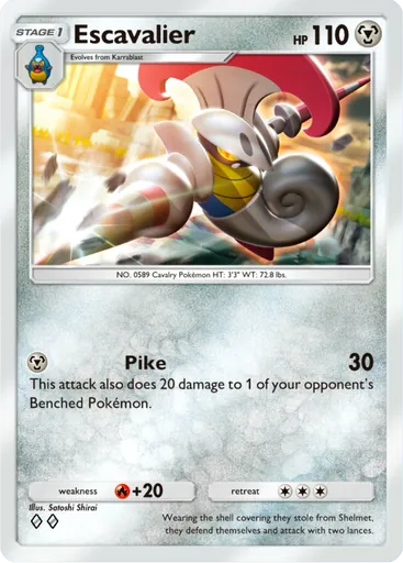 Escavalier (a3-120) card in Pokémon TCG Pocket
