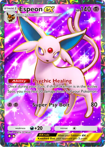 Espeon ex (a4-190) card in Pokémon TCG Pocket