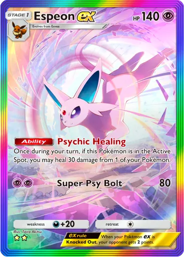 Espeon ex (a4-205) card in Pokémon TCG Pocket