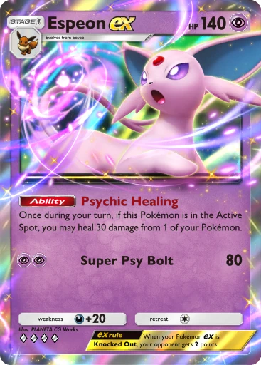 Espeon ex (a4b-160) card in Pokémon TCG Pocket