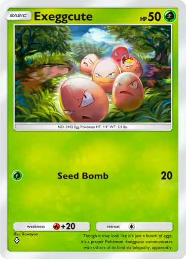 Exeggcute (a1-021) card in Pokémon TCG Pocket