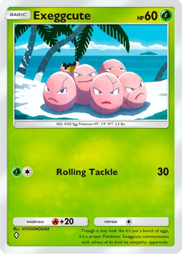 Exeggcute (a3-001) card in Pokémon TCG Pocket