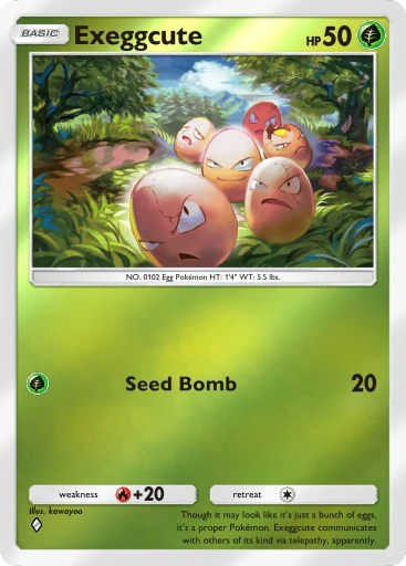 Exeggcute (a4b-012) card in Pokémon TCG Pocket