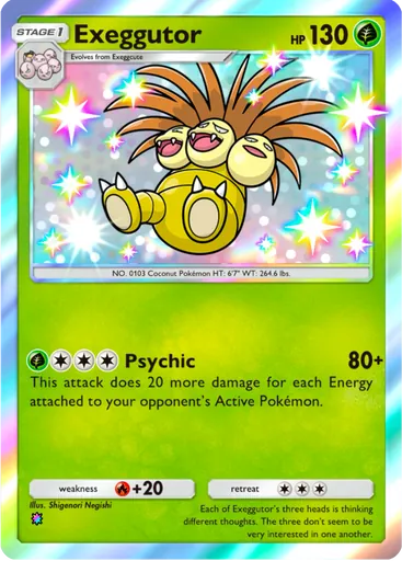 Exeggutor (a3-214) card in Pokémon TCG Pocket