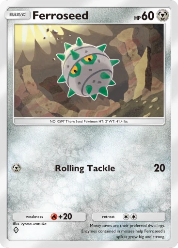 Ferroseed (b1-166) card in Pokémon TCG Pocket