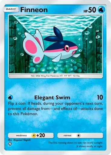 Finneon (a2-042) card in Pokémon TCG Pocket
