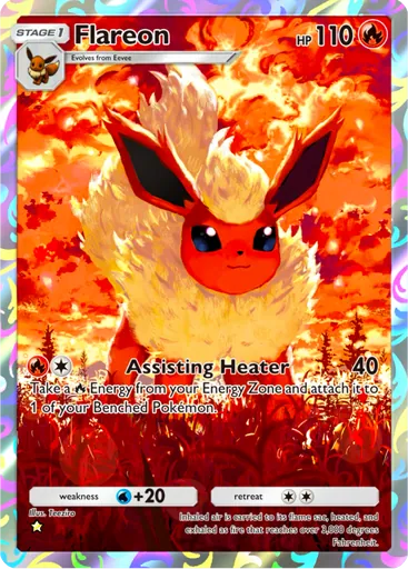 Flareon (a3b-071) card in Pokémon TCG Pocket
