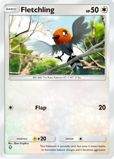 Fletchling (a3-131) card in Pokémon TCG Pocket