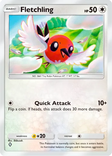 Fletchling (a4a-066) card in Pokémon TCG Pocket