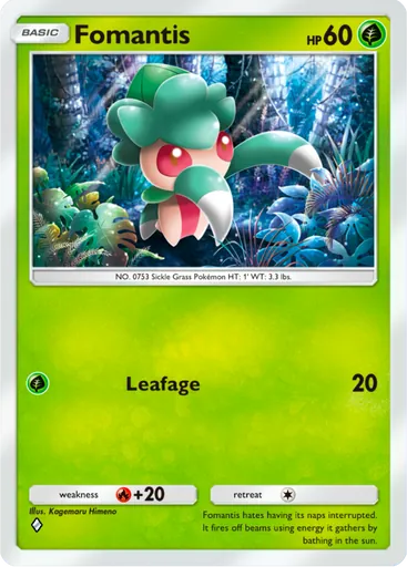 Fomantis (a3-014) card in Pokémon TCG Pocket