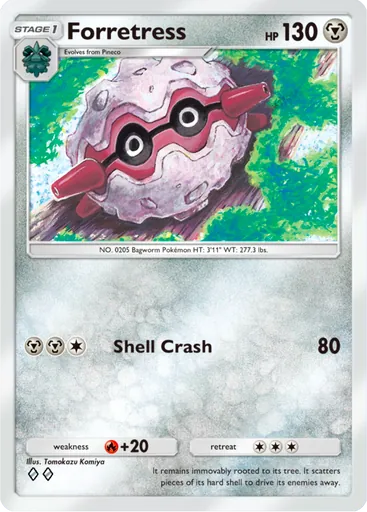 Forretress (a4-121) card in Pokémon TCG Pocket