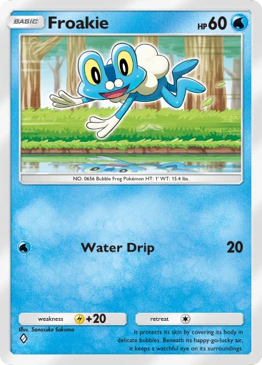 Froakie (b1-071) card in Pokémon TCG Pocket