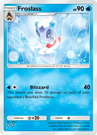 Froslass (a2a-019) card in Pokémon TCG Pocket
