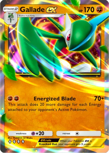 Gallade ex (a2-095) card in Pokémon TCG Pocket