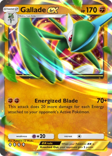 Gallade ex (a4b-215) card in Pokémon TCG Pocket