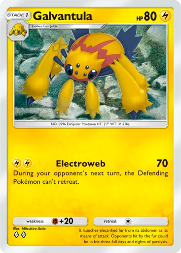 Galvantula (a1a-029) card in Pokémon TCG Pocket