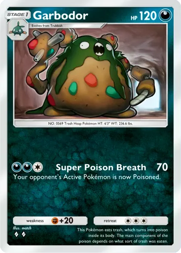Garbodor (a3-114) card in Pokémon TCG Pocket