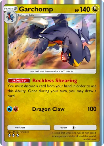 Garchomp (a2-123) card in Pokémon TCG Pocket