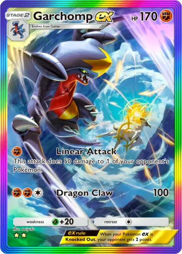 Garchomp ex (a2a-093) card in Pokémon TCG Pocket